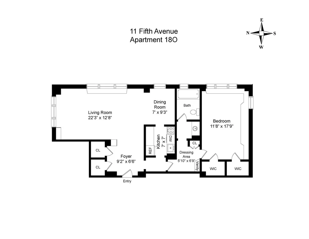 Unit for sale at 11 5TH Avenue, Manhattan, NY 10003