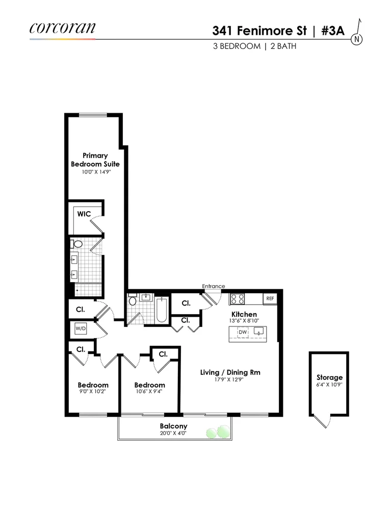 Unit for sale at 341 FENIMORE Street, Brooklyn, NY 11225
