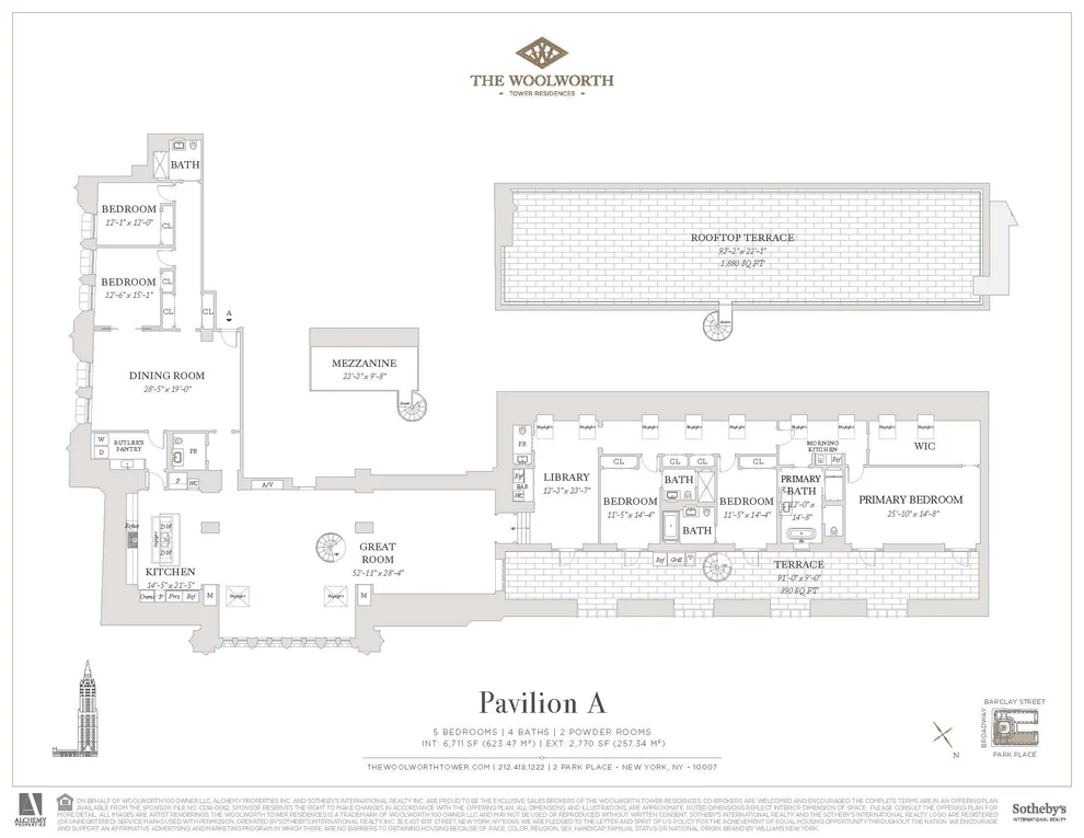 Unit for sale at 2 PARK Place, Manhattan, NY 10007