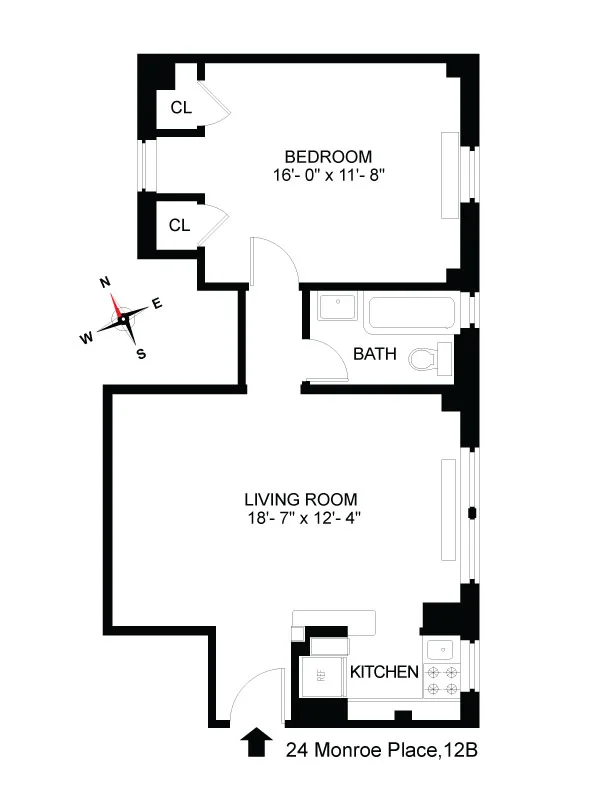 Unit for sale at 24 MONROE Place, Brooklyn, NY 11201