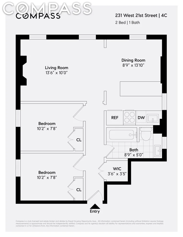 Unit for sale at 231 W 21st Street, Manhattan, NY 10011