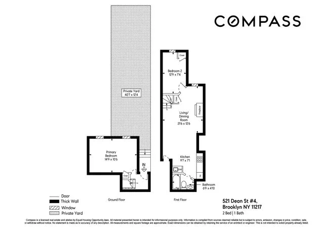 Unit for sale at 521 Dean Street, Brooklyn, NY 11217