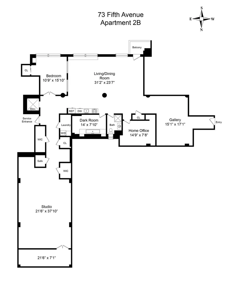 Unit for sale at 73 5TH Avenue, Manhattan, NY 10003