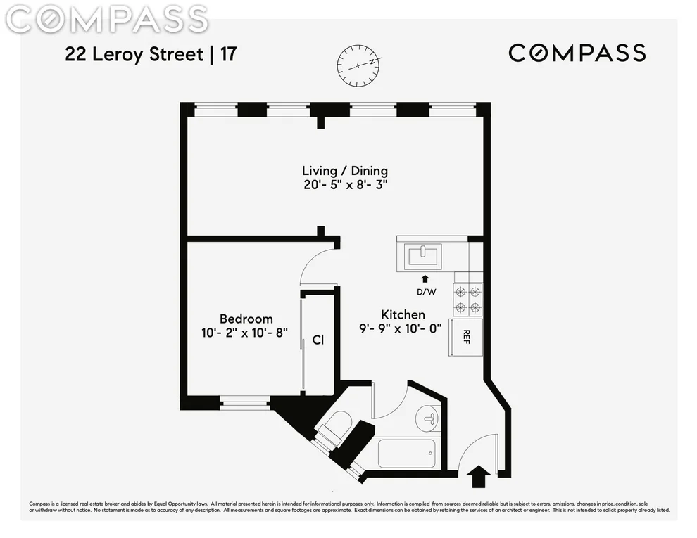 Unit for sale at 22 Leroy Street, Manhattan, NY 10014