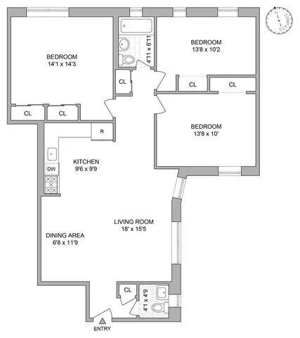 Unit for sale at 403 Ave C, Brooklyn, NY 11218