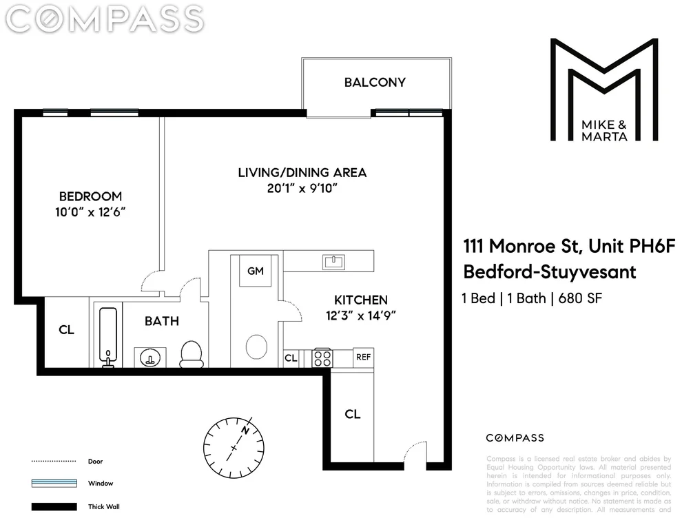 Unit for sale at 111 Monroe Street, Brooklyn, NY 11216