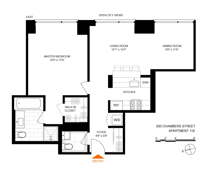 Unit for sale at 200 CHAMBERS Street, Manhattan, NY 10007