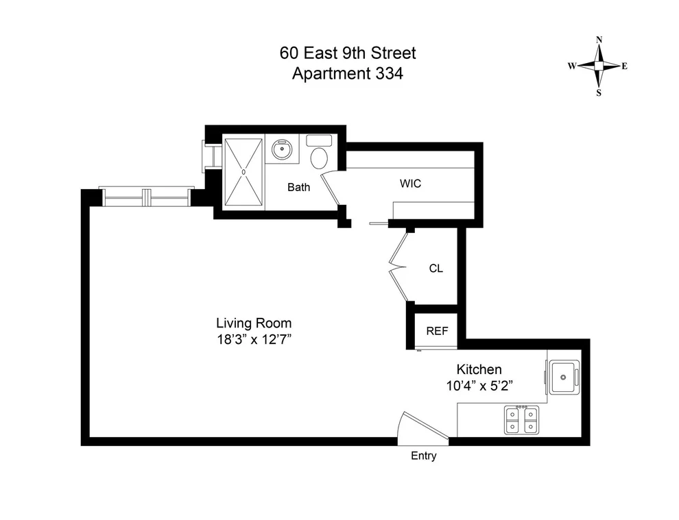 Unit for sale at 60 E 9TH Street, Manhattan, NY 10003
