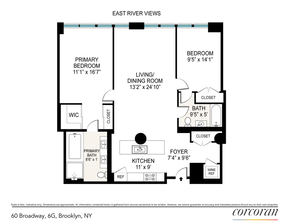 Unit for sale at 60 BROADWAY, Brooklyn, NY 11249