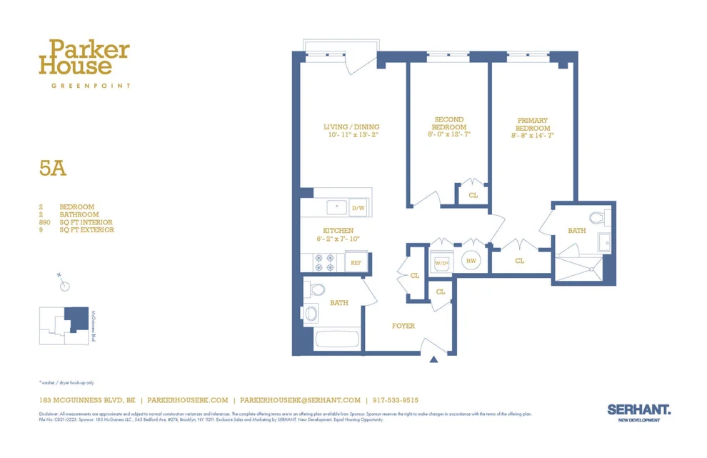 Unit for sale at 183 Mc Guinness Boulevard, Brooklyn, NY 11222