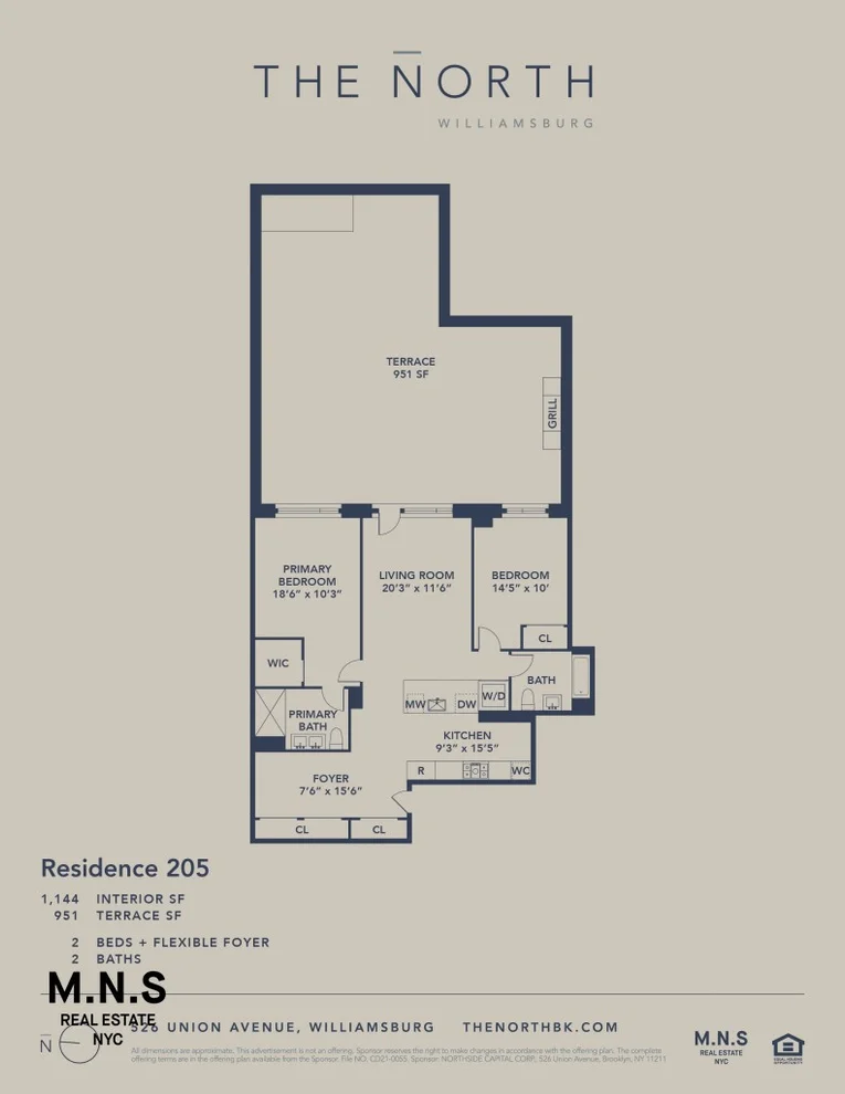 Unit for sale at 526 Union Avenue, Brooklyn, NY 11211