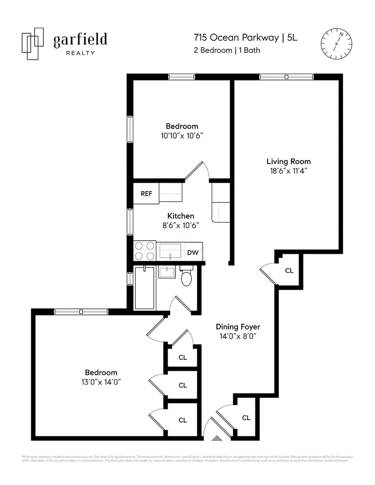 Unit for sale at 715 Ocean Parkway, Brooklyn, NY 11230