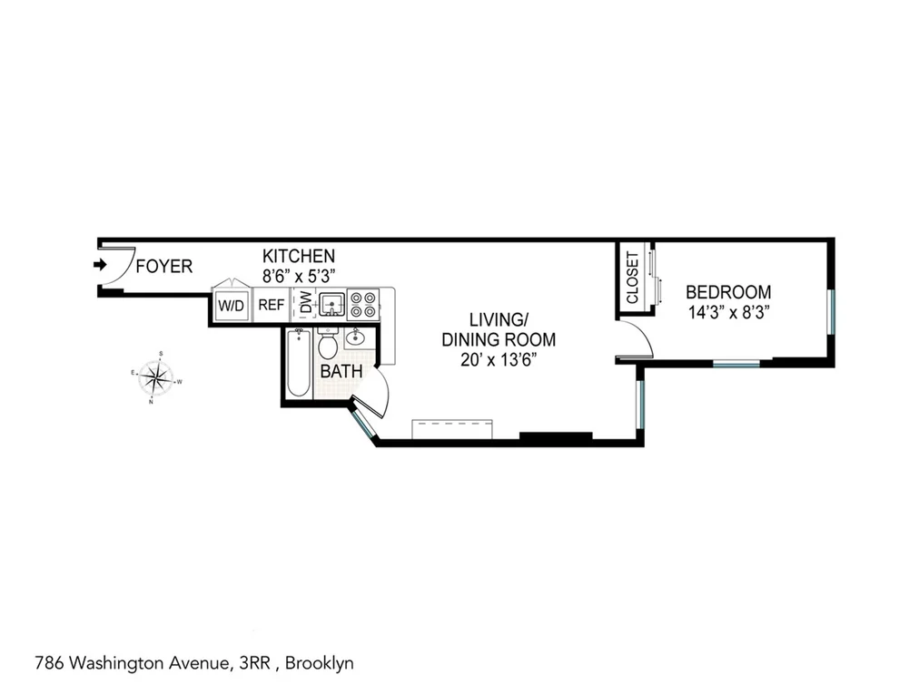 Unit for sale at 786 WASHINGTON Avenue, Brooklyn, NY 11238