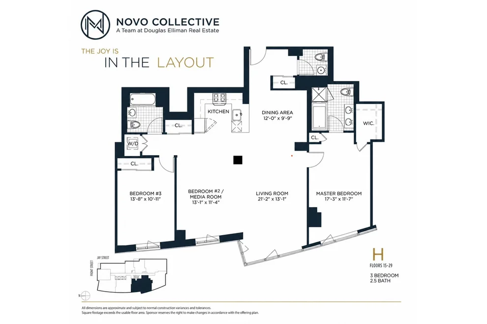 Unit for sale at 100 JAY Street, Brooklyn, NY 11201