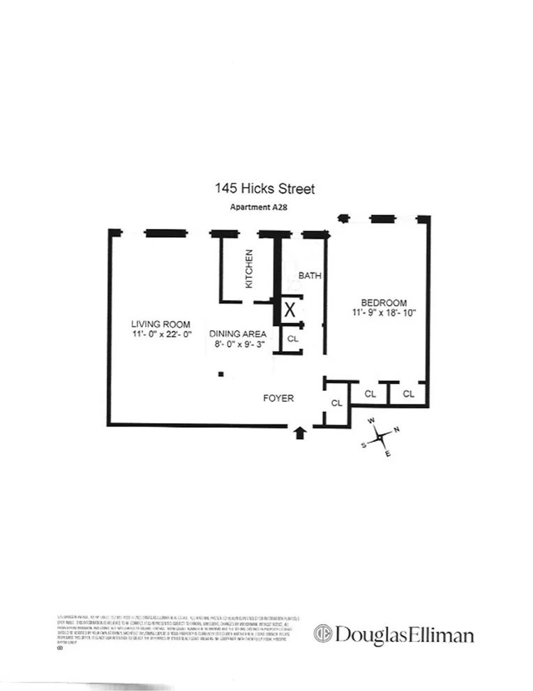 Unit for sale at 145 Hicks Street, Brooklyn, NY 11201