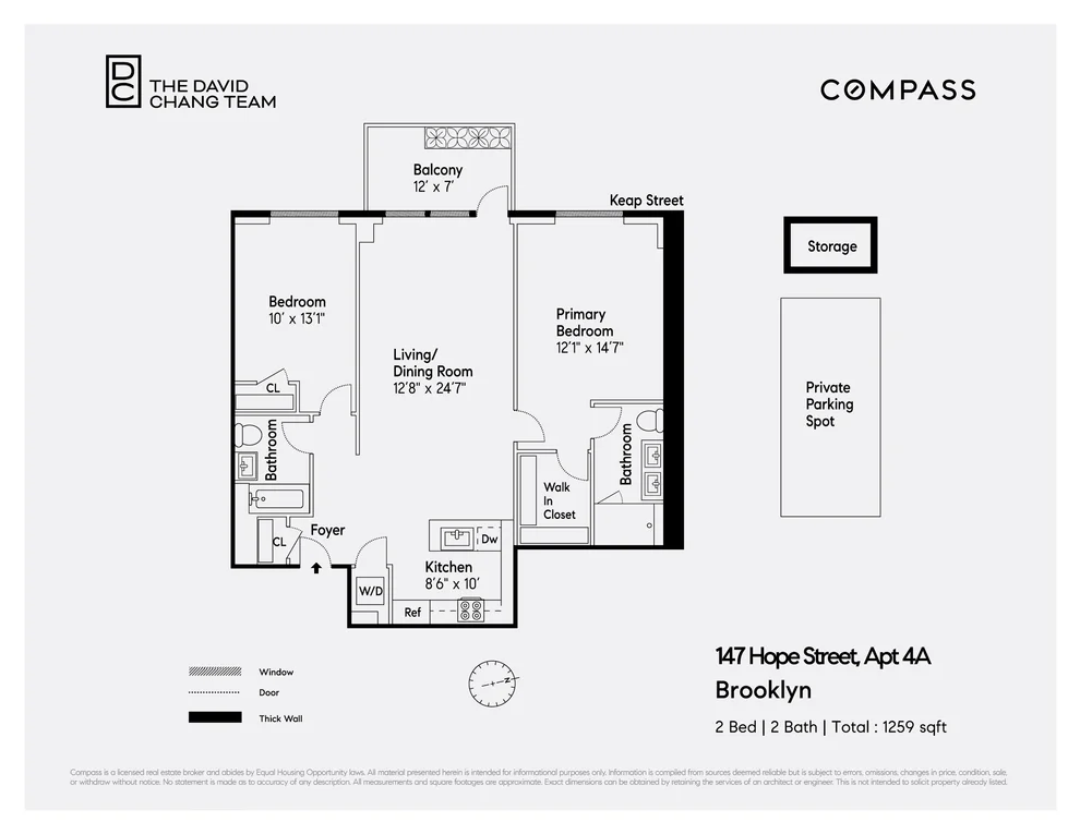 Unit for sale at 147 Hope Street, Brooklyn, NY 11211