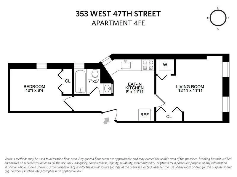 Unit for sale at 353 W 47TH Street, Manhattan, NY 10036