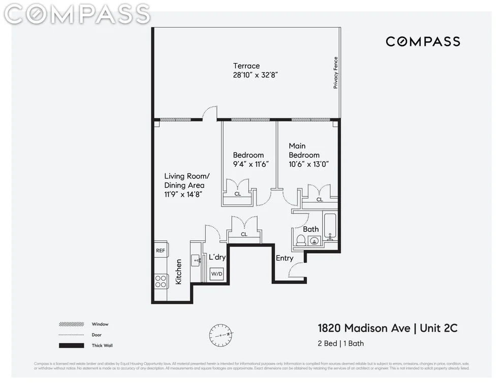 Unit for sale at 1820 Madison Avenue, Manhattan, NY 10035