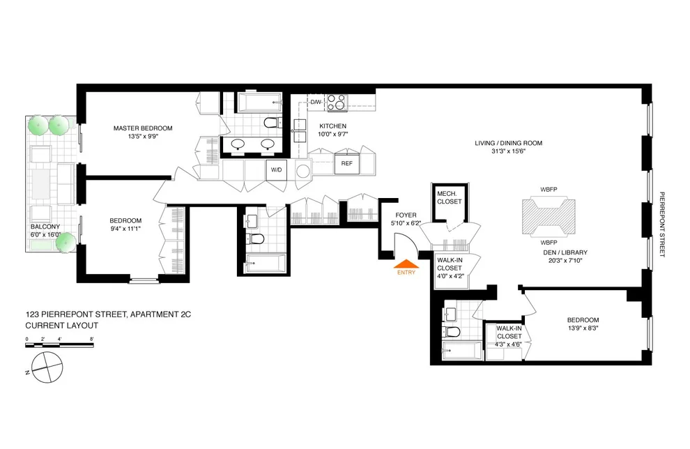 Unit for sale at 123 PIERREPONT Street, Brooklyn, NY 11201