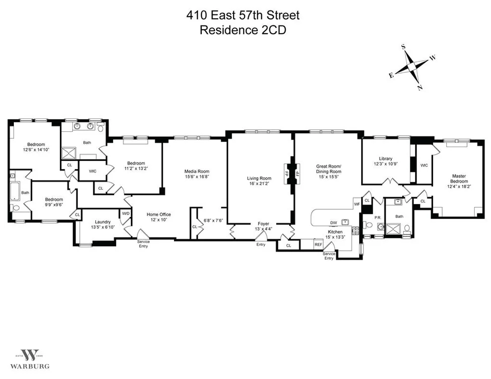 Unit for sale at 410 E 57th Street, Manhattan, NY 10022
