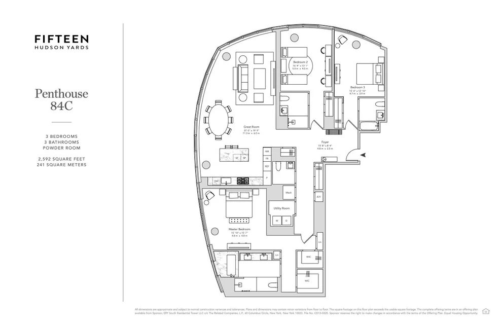 Unit for sale at 15 Hudson Yards, Manhattan, NY 10001