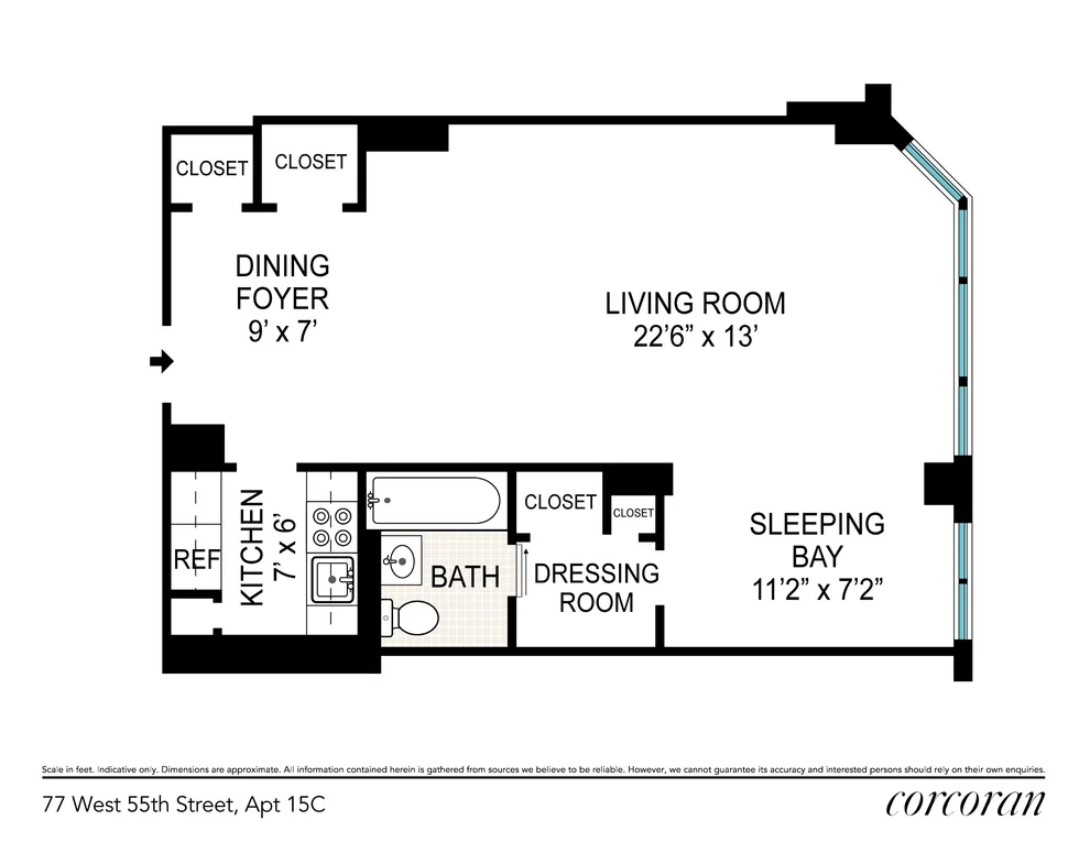 Unit for sale at 77 W 55TH Street, Manhattan, NY 10019