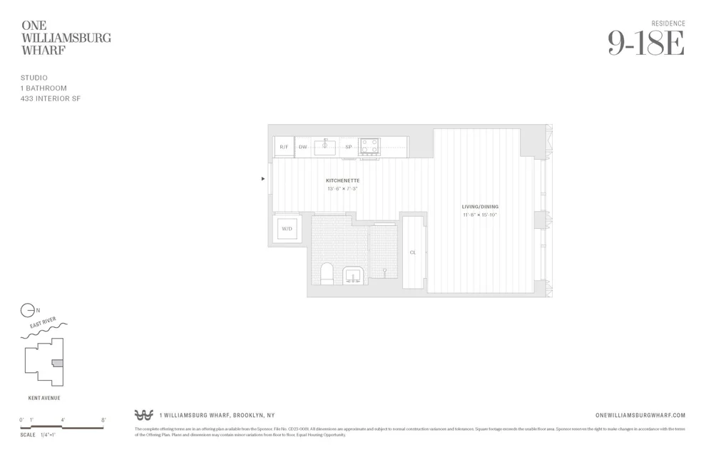 Unit for sale at 480 KENT Avenue, Brooklyn, NY 11249