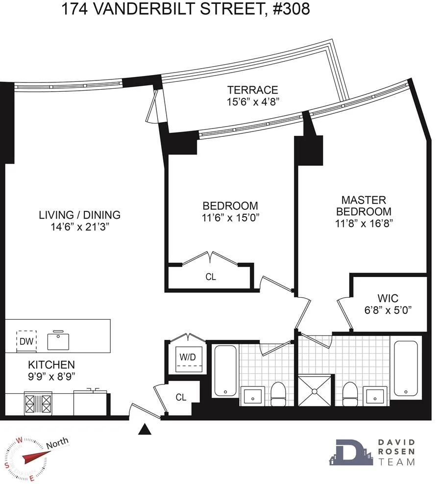 Unit for sale at 174 Vanderbilt Avenue, Brooklyn, NY 11205