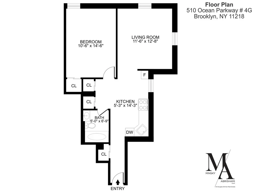 Unit for sale at 510 OCEAN Parkway, Brooklyn, NY 11218