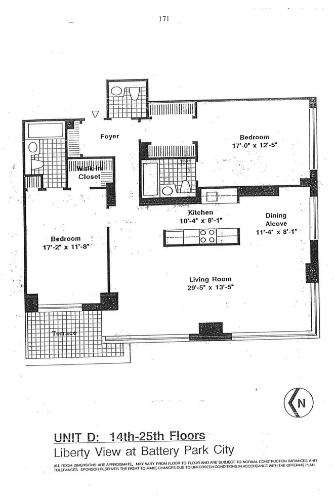 Unit for sale at 99 BATTERY Place, Manhattan, NY 10280