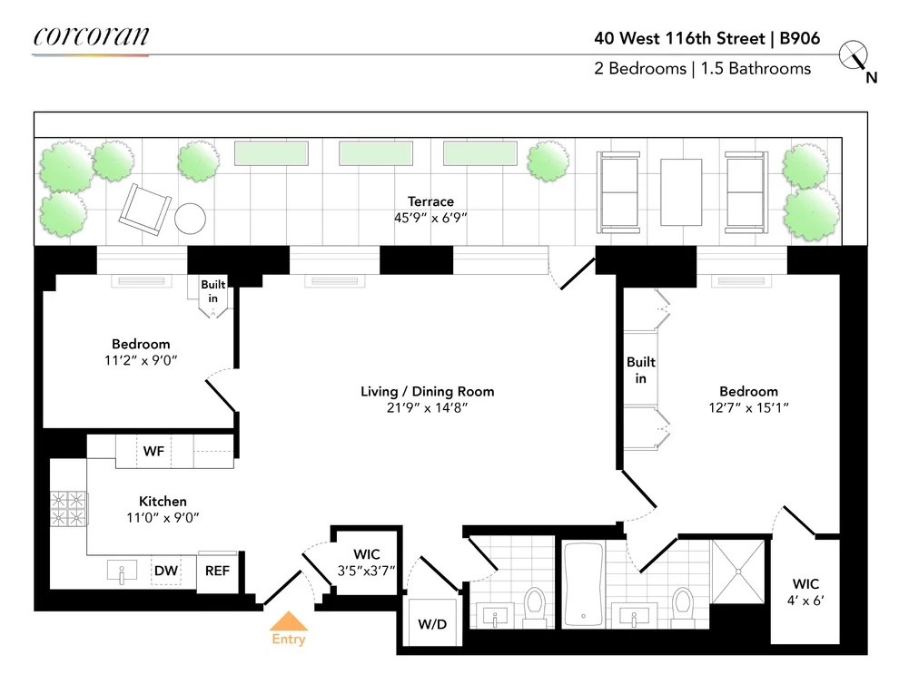 Unit for sale at 40 W 116TH Street, Manhattan, NY 10026
