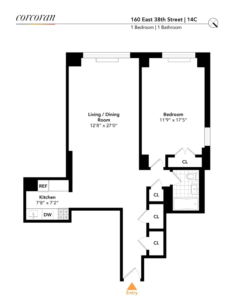 Unit for sale at 160 E 38TH Street, Manhattan, NY 10016