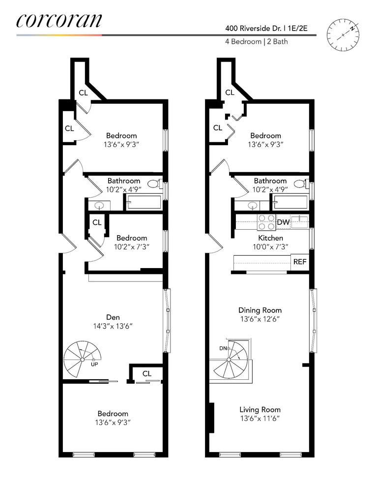 Unit for sale at 400 RIVERSIDE Drive, Manhattan, NY 10025