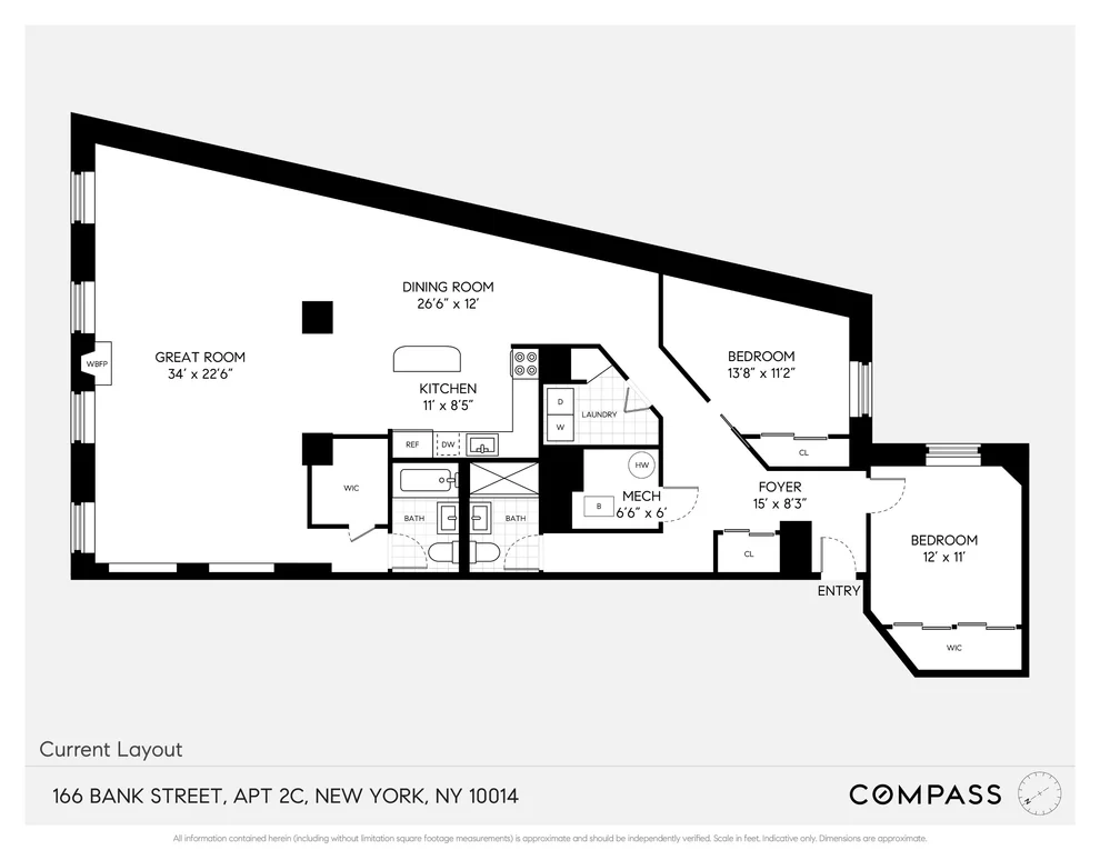 Unit for sale at 166 Bank Street, Manhattan, NY 10014