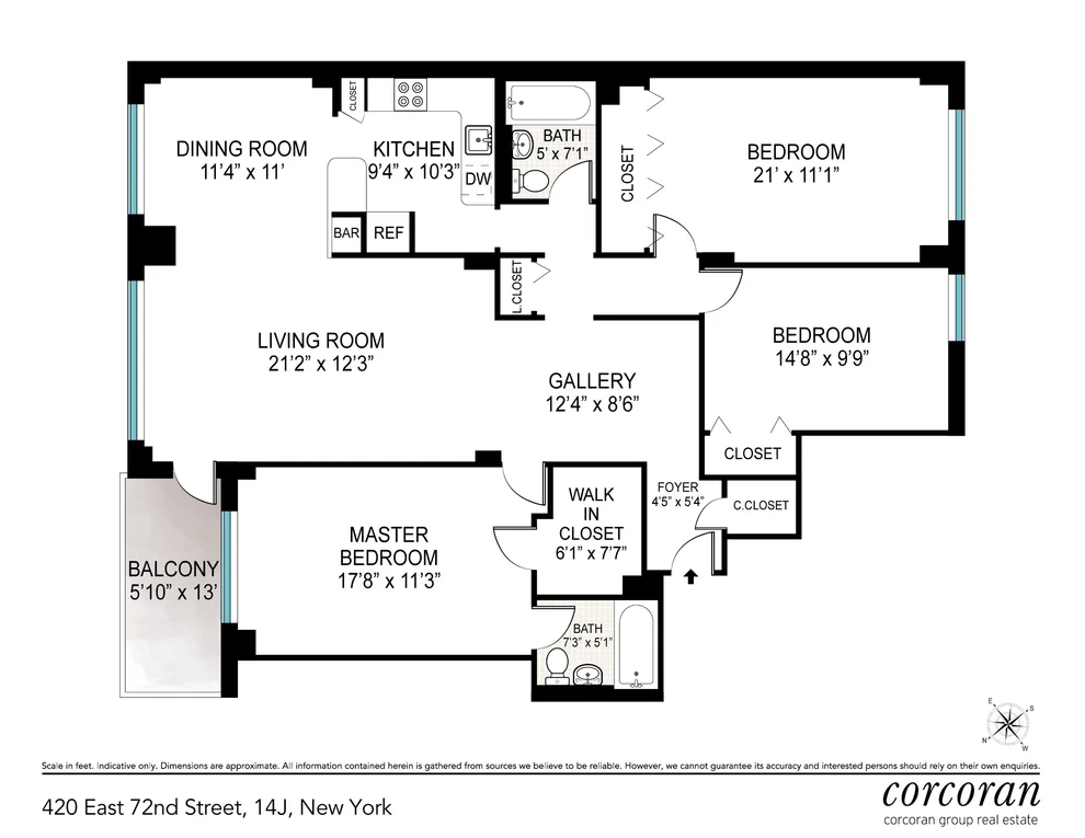 Unit for sale at 420 E 72nd Street, Manhattan, NY 10021
