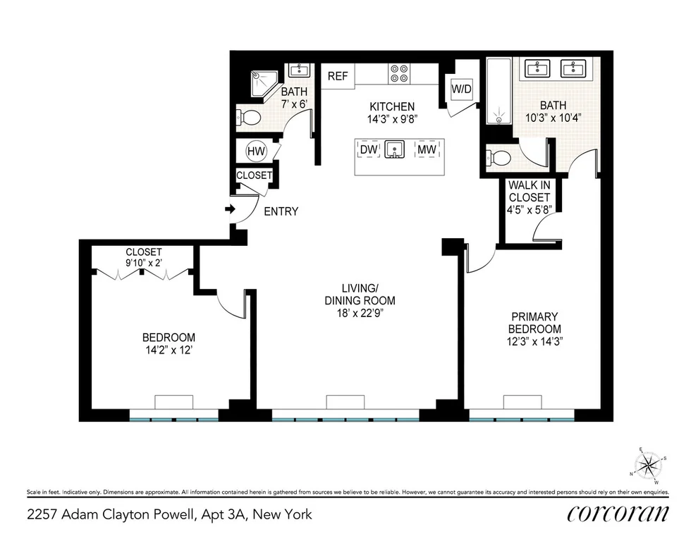 Unit for sale at 2255 Adam Clayton Powell Jr Boulevard, Manhattan, NY 10027