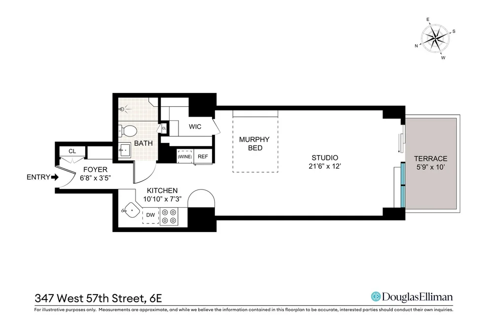 Unit for sale at 347 W 57TH Street, Manhattan, NY 10019