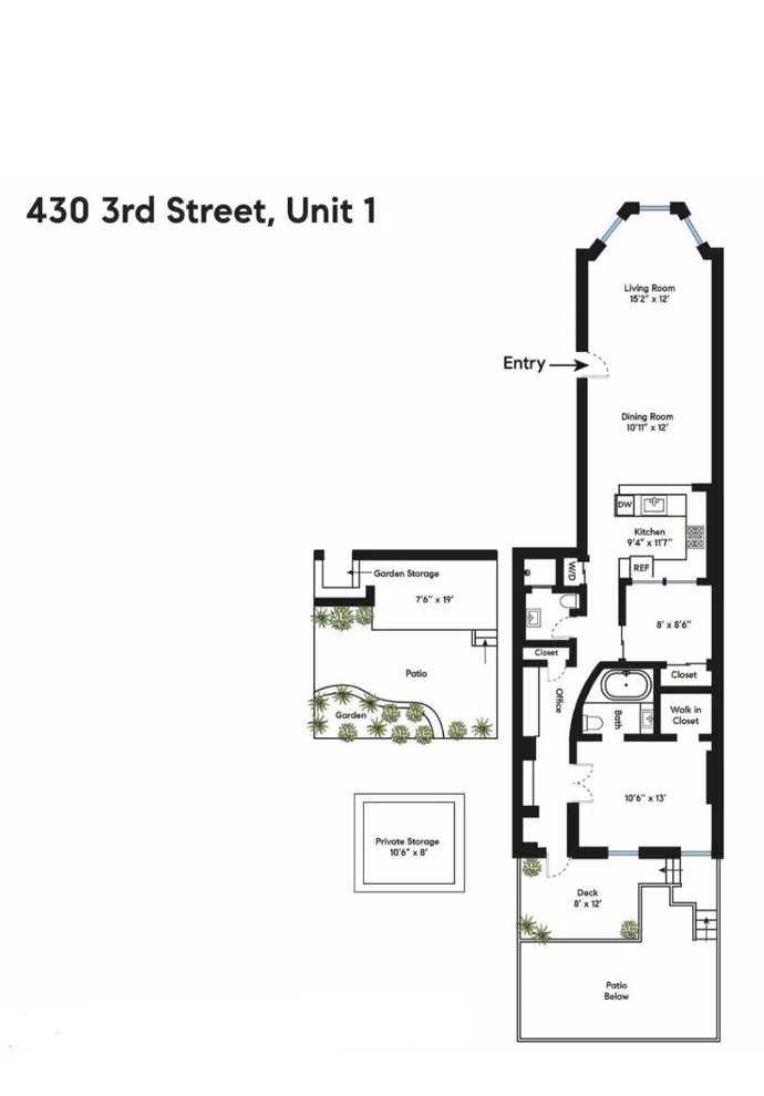Unit for sale at 430 3RD Street, Brooklyn, NY 11215