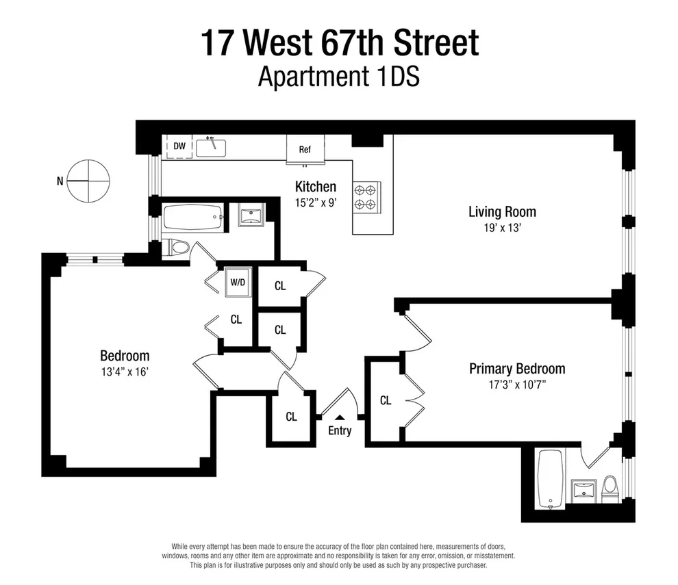 Unit for sale at 17 W 67TH Street, Manhattan, NY 10023