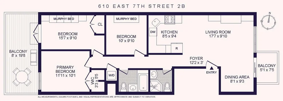 Unit for sale at 610 E 7TH Street, Brooklyn, NY 11218