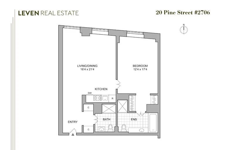 Unit for sale at 20 Pine Street, Manhattan, NY 10005