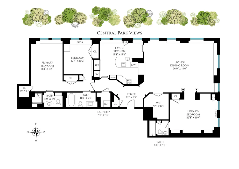 Unit for sale at 225 Central Park W, Manhattan, NY 10024