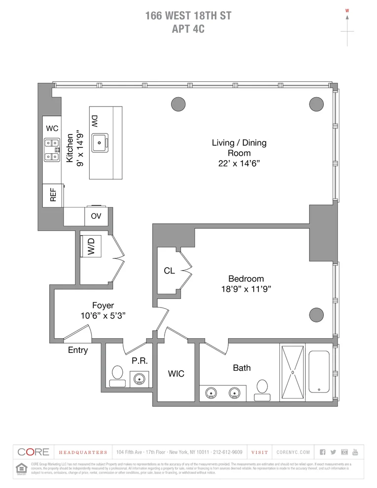 Unit for sale at 166 W 18TH Street, Manhattan, NY 10011