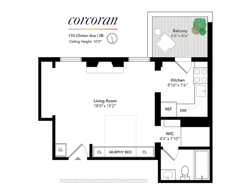 Unit for sale at 110 CLINTON Avenue, Brooklyn, NY 11205