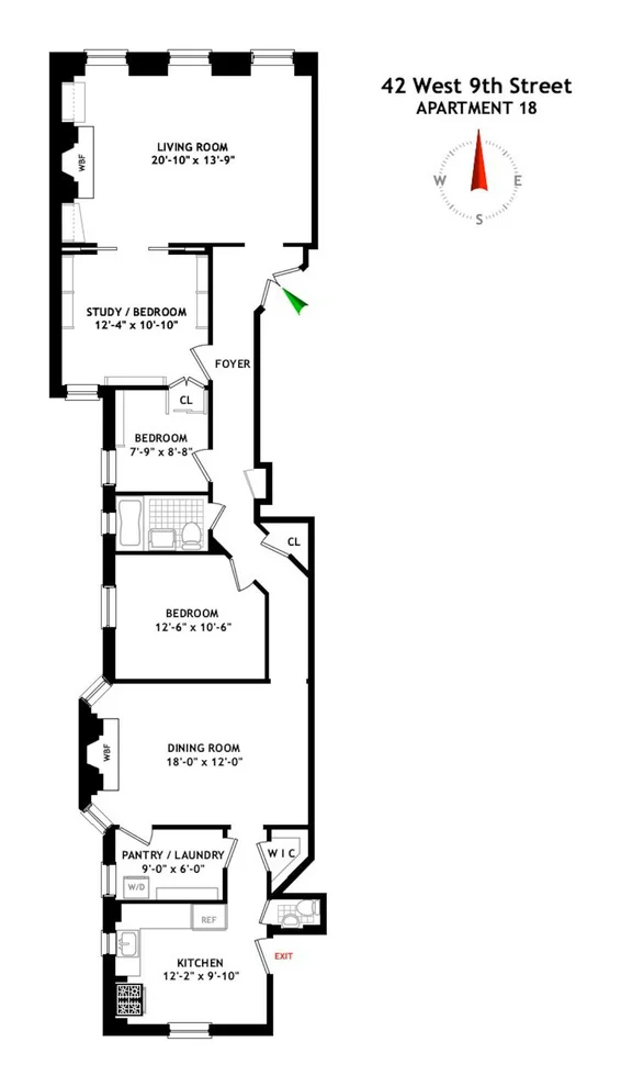 Unit for sale at 42 W 9TH Street, Manhattan, NY 10011