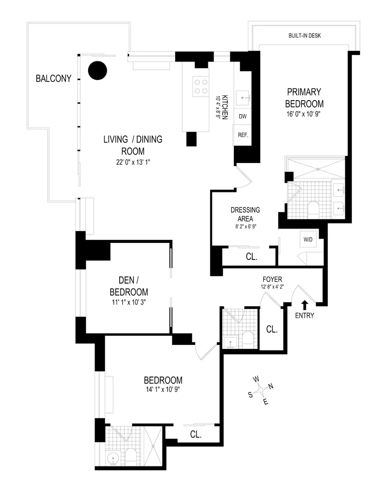 Unit for sale at 161 W 61ST Street, Manhattan, NY 10023