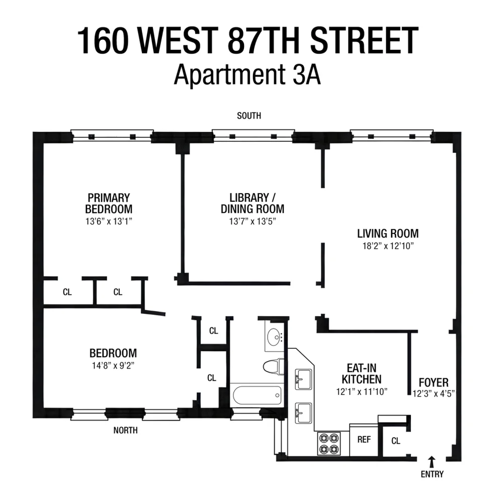 Unit for sale at 160 W 87TH Street, Manhattan, NY 10024