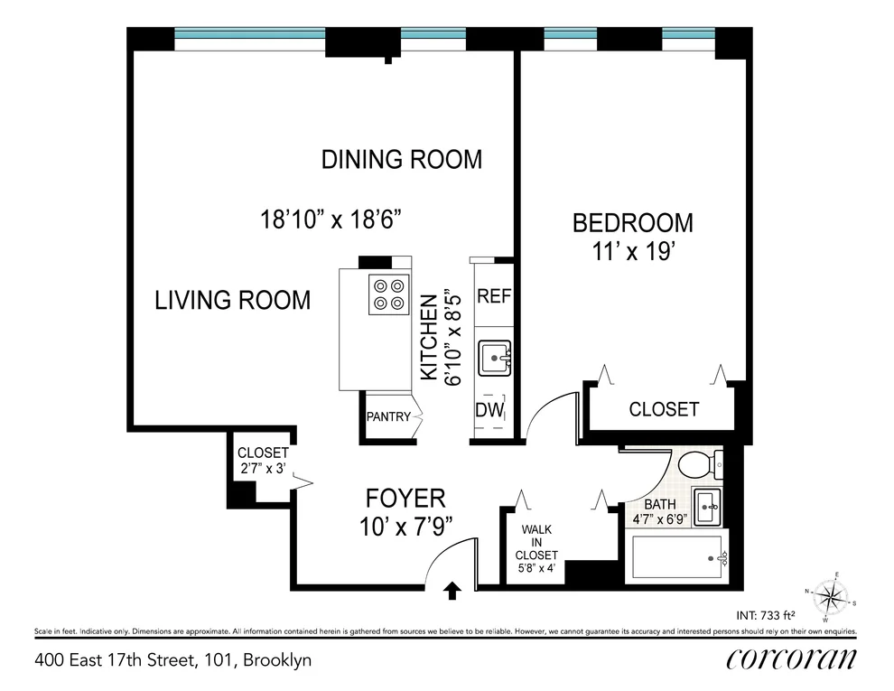 Unit for sale at 400 E 17TH Street, Brooklyn, NY 11226
