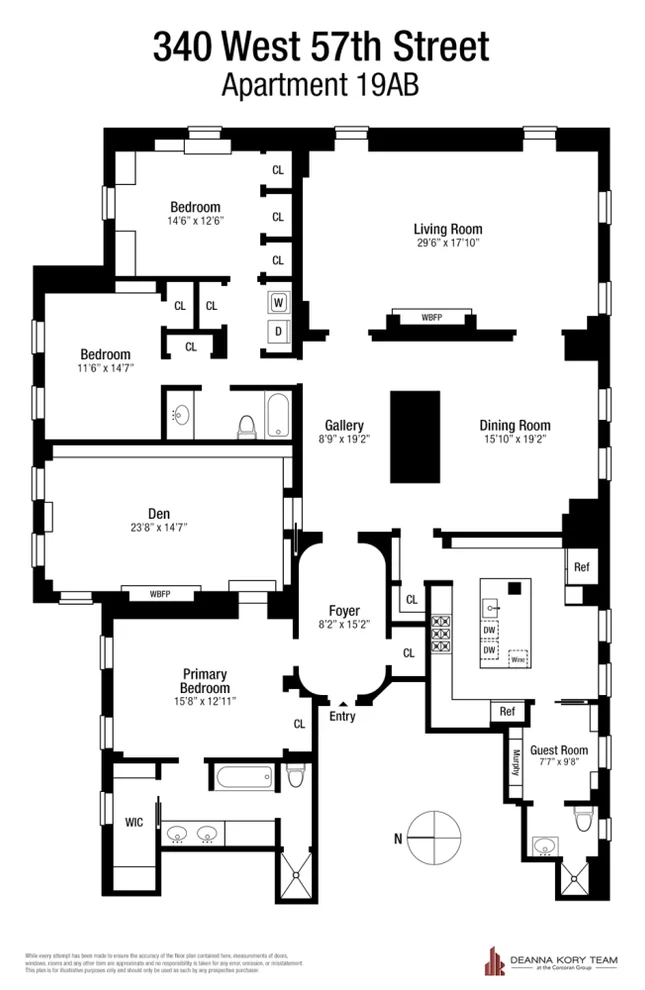 Unit for sale at 340 W 57TH Street, Manhattan, NY 10019