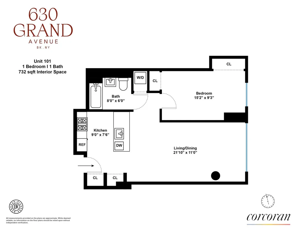 Unit for sale at 630 GRAND Avenue, Brooklyn, NY 11238